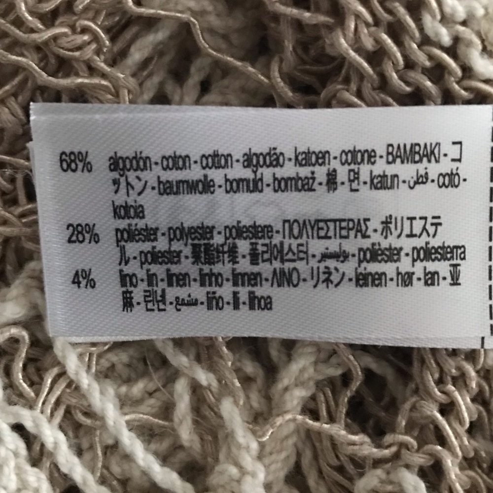 ZARA crochet knit top SZ M - Picture 4 of 6